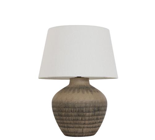 Επιτραπέζιο φωτιστικό με κεραμική βάση,Υ38.5cm