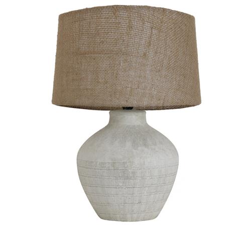 Επιτραπέζιο φωτιστικό με κεραμική βάση,Υ55.5cm