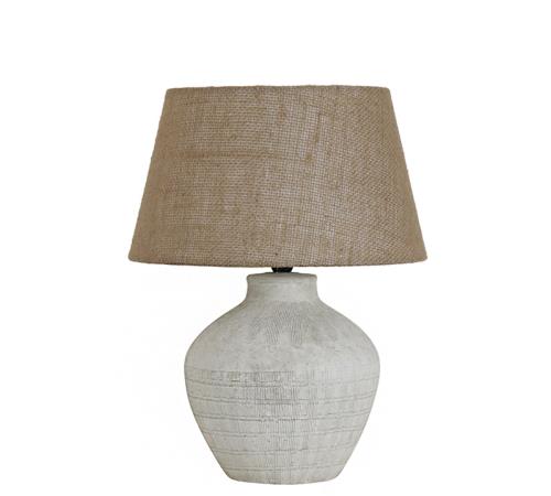 Επιτραπέζιο φωτιστικό με κεραμική βάση,Υ38.5cm