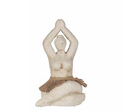 Γυναικεία φιγουρα με φούστα χούλα από σχοινί 21,5cm