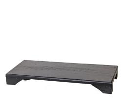 Παραλ/μη βάση από ανακυκλ.ξύλο μαύρη 50x20cm