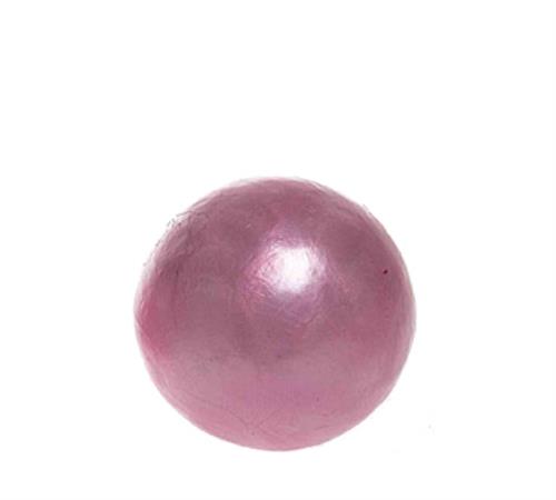 Διακοσμητική Μπάλα από Φίλντισι 7,5cm, περλέ ροζ