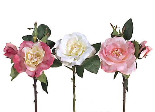 Πικ Τριαντάφυλλο σε  3 χρώματα (Κρεμ/ Ροζ/ Φούξια)