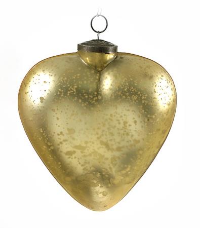 Vintage Καρδιά σε Χρυσό χρώμα 15cm