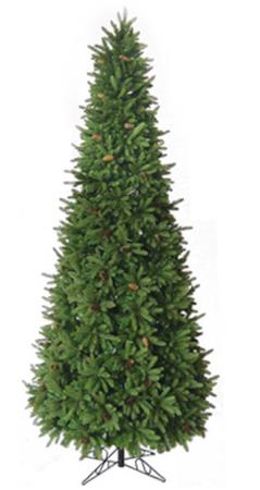 Χριστουγεννιάτικο Δέντρο Slim Cone (Plastic & Κουκουνάρια) 380cm  