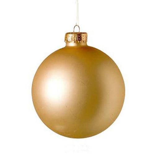 Χριστουγεννιάτικη Μπάλα 7cm Χρυσό Ματ