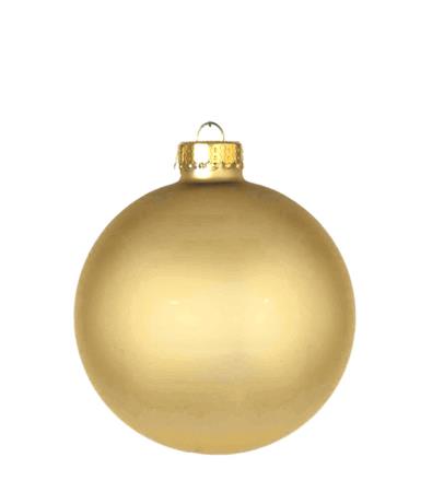 Χριστουγεννιίατικη Μπάλα Χρυσή Ματ 7cm