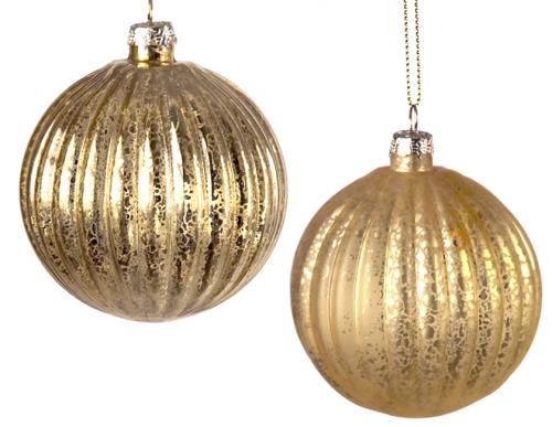 Χριστουγεννιάτικη Μπάλα Ματ Χρυσό 8cm
