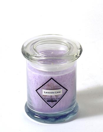 Άρωματικό Κερί σε  Γυάλινο Δοχείο Lavender Lime