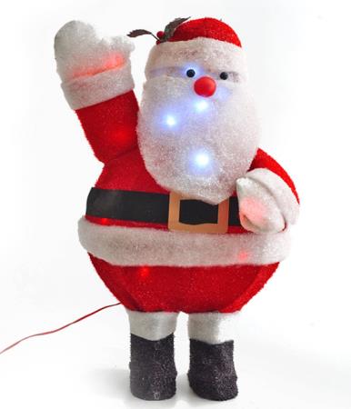 Φωτιζόμενος Άγιος Βασίλης Μηχανικός LED 91cm