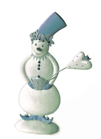 Διακοσμητικός Χιονανρθωπος με Καρδιά 26cm