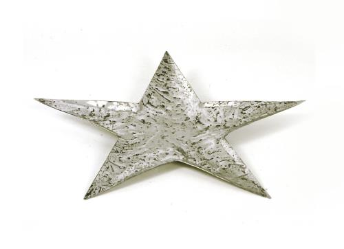 Σφυρήλατη Βάση Αλουμινίου Αστέρι Ασημί 27cm