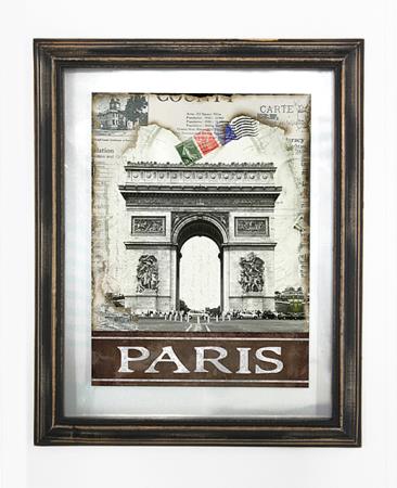 Διακοσμητικό Τοίχου "Paris" - Ξύλινη Κορνίζα 