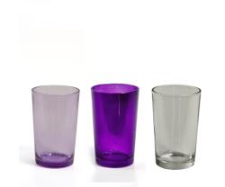 Ποτήρι για κερί ρεσό σε  3 χρώματα 