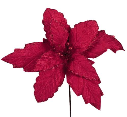 Χριστουγεννιάτικο Λουλούδι Αλεξανδρινό Πικ Κόκκινο XXL 45cm