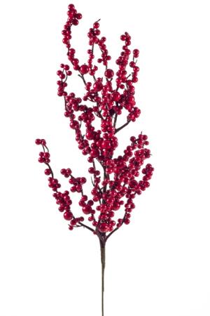 Κλαδί κόκκινα berries, 65cm