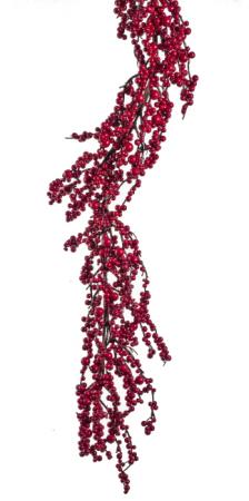 Γιρλάντα κόκκινα berries, 150cm