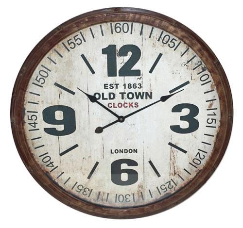 Μεταλλικό Ρολόι τοίχου "Big numbers" 73cm