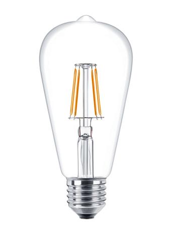 Λάμπα Edison LED οικονομίας A', Dimmable,Θερμό,E27/6W