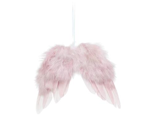 Διακοσμητικά φτερά οld pink χρ. 16cm