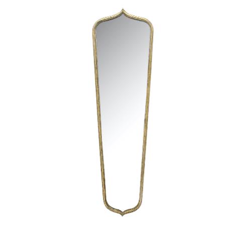Καθρέπτης art deco, μεταλλική κορνίζα, αντικέ χρυσό, Y.99cm