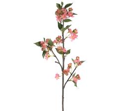 Κλαρί αμυγδαλιάς, ροζ άνθη,90cm
