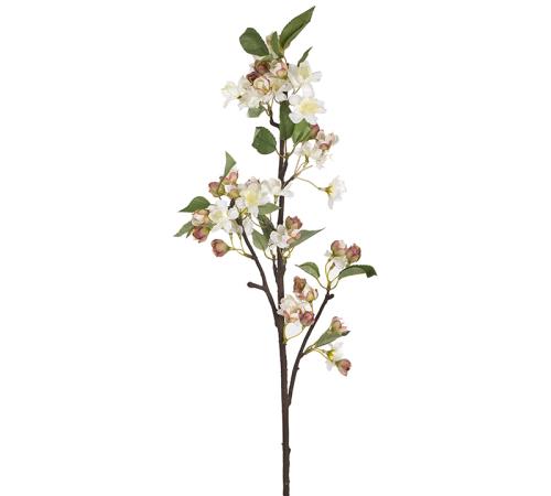 Κλαρί αμυγδαλιάς, λευκά άνθη,90cm