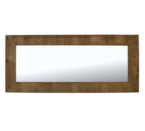 Καθρέπτης τοίχου με μασίφ ξύλινη κορνίζα 180x80cm