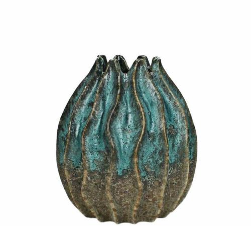 Βάζο stoneware, σειρά "Coral" ,18,3cm