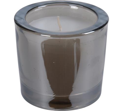 Κερί σε γυαλινο ποτήρι φυμέ χρ.7x6cm