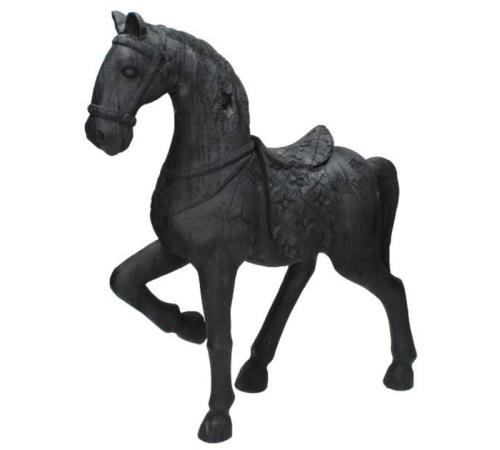 Διακoσμητικό μαύρο άλογο 48.5x44.5cm