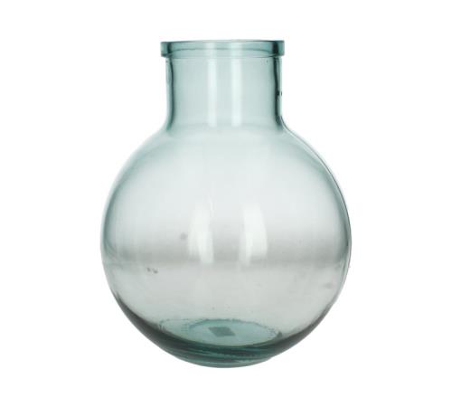 Στρογγυλό βάζο από ανακυκλωμένο γυαλί 29cm