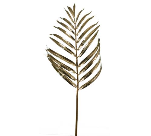 Φύλλο "Areca"  μεταλλική βαφή, χρυσό 78cm