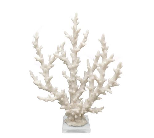 Διακοσμητικό κοράλι, λευκό χρ.,21x24cm