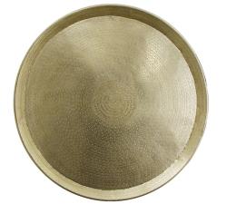 Σφυρήλατος δίσκος αλουμινίου, χρυσό χρ.,90cm