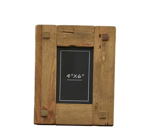 Φωτογραφοθήκη μασίφ ξύλινη κορνίζα, τετράγωνα19x25cm