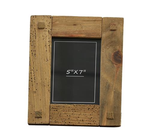 Φωτογραφοθήκη μασίφ ξύλινη κορνίζα, τετράγωνα 21,5x26,5cm