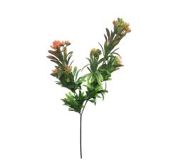 Κλαδί βιβούρνο, πορτοκαλί άνθη,56cm