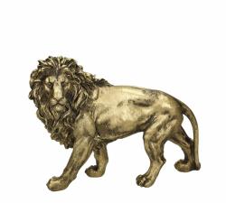 Διακοσμητικό επιτραπέζιο χρυσό λιοντάρι, 29cm