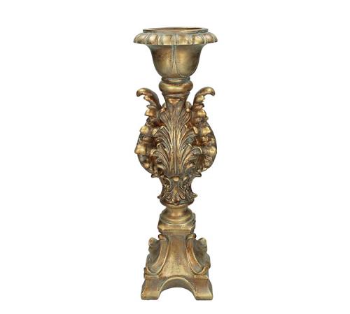 Κηροπήγιο "Baroque" σχέδιο σε χρυσό χρ. 45cm