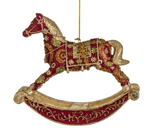 Διακοσμητικό αλογάκι "Carousel" σε 2χρ.,16cm