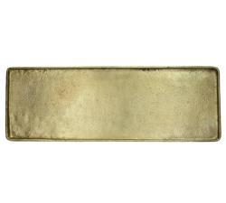Παραλ/μος δίσκος αλουμινίου σε παλαιωμένο χρυσό,58cm