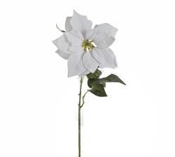 Αλεξανδρινό λουλούδι με πάγο, λευκό 71cm
