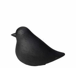 Διακοσμητικό πουλάκι polyresin μαύρο, 7.5cm