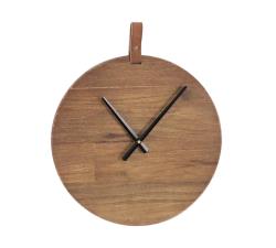 Minimal ρολόι τοίχου απο ξύλο, 40cm