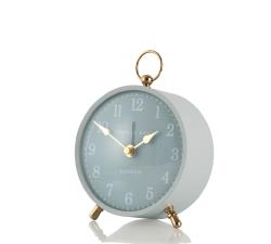 Επιτραπέζιο ρολόι ξυπνητήρι σε γκρι/μπλε χρ.,10cm