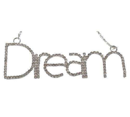Στολίδι"Dream" με ζιργκόν ασημι, 12.5cm