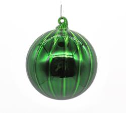 Γυαλινη μπάλλα γυαλιστερό πράσινο,8cm