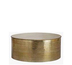 Σφυρήλατο Coffee table αλουμίνο, χρυσό,75x31cm