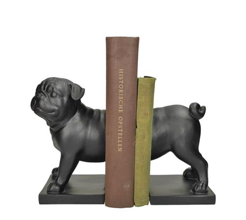 Βιβλιοστάτης σχ.σκύλος "Pag" μαύρο χρ.,20cm
